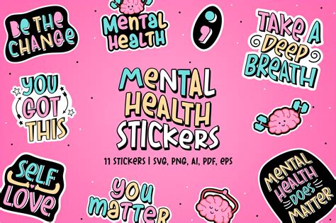 mental health stickers
